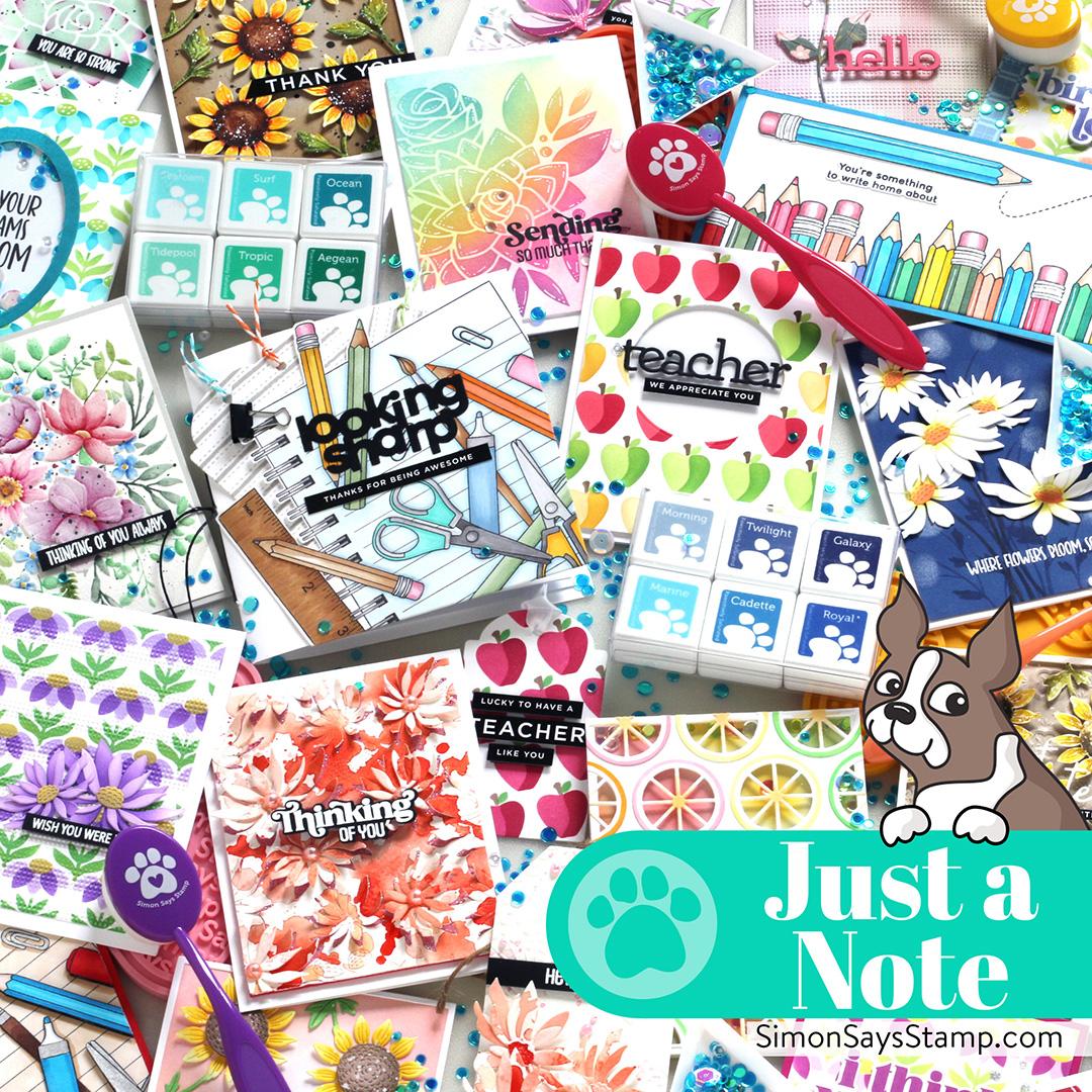 Simon Says Stamp “Just A Note” Release