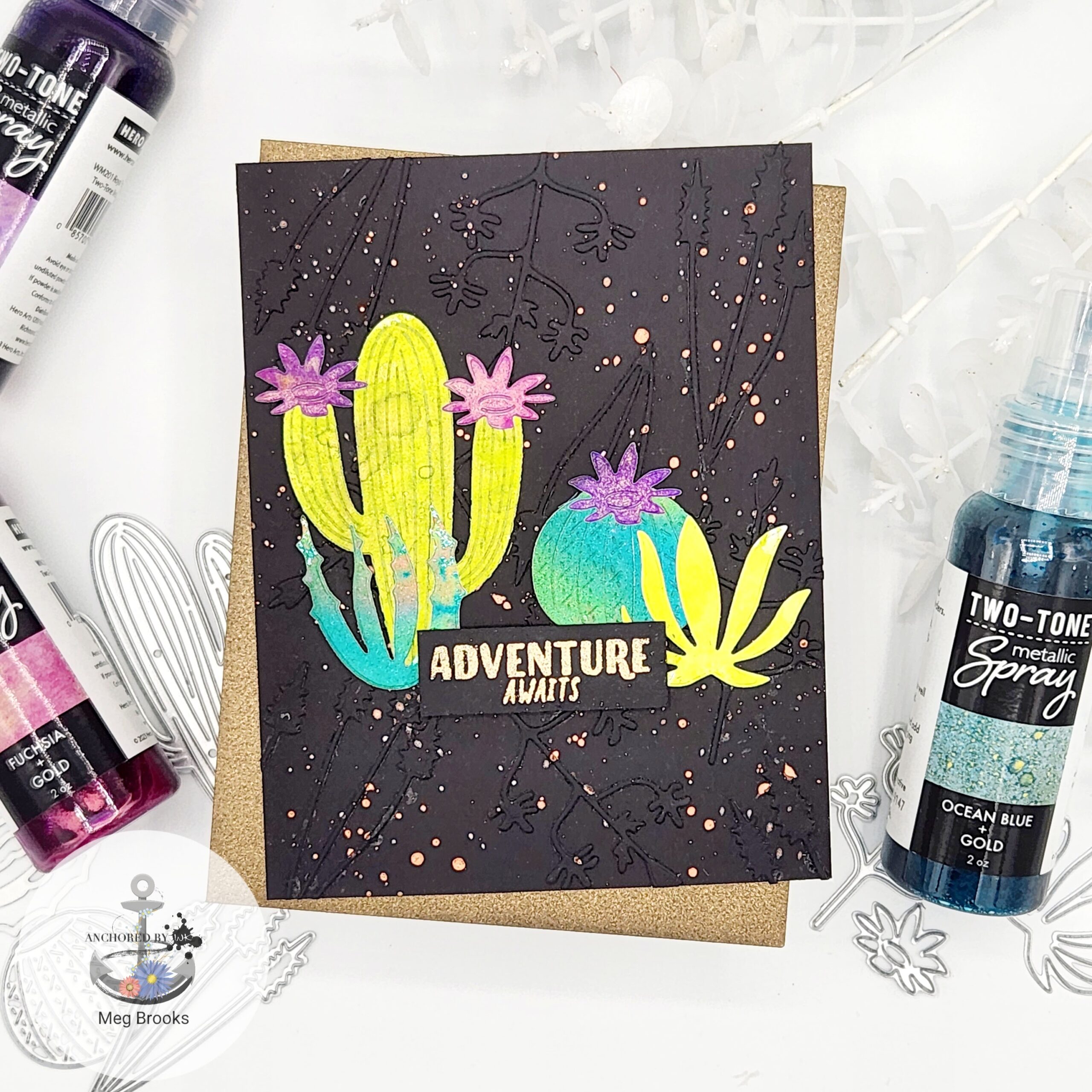 Adventure Awaits With Sprays, Splatters, And Die Cuts
